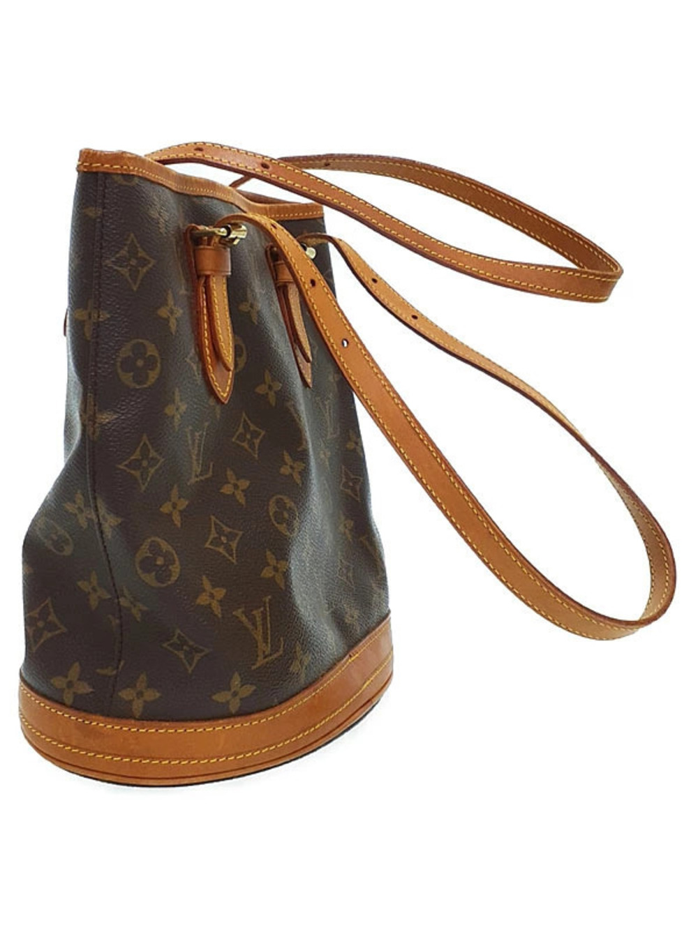 Louis Vuitton Bag Monogram Bucket Shoulder Brown